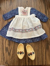 ORIGINAL  LABEL/TAG AMERICAN GIRL DOLL PLEASANT COMPANY KIRSTEN  BAKING OUTFIT picture