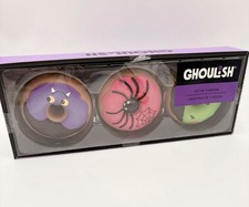 🧡🖤NIB Ghoulish Halloween Themed Faux Doughnut Set HTF picture