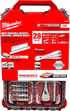 Milwaukee  48-22-9481 3/8” 28pc Ratchet and Socket Set in PACKOUT - SAE picture