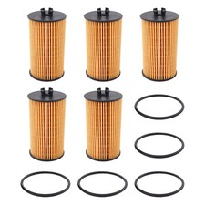 5Pcs Engine Oil Filter For Chevrolet Chevy Cruze Aveo Aveo5 SONIC 1.4L 1.6L 1.8L picture