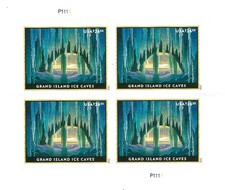 Grand Island Ice Caves- Sheet of 4 X $26.35 = $105.40 **  picture