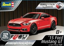Revell 85-1238 2015 Ford Mustang GT Model Car Kit 1:25 Scale 12-Piece Skill Leve picture