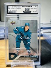 2024-25 Upper Deck Macklin Celebrini Star Rookie GMG Graded 10 Gem Mint 💎 RC  picture