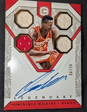2018-19 Panini Cornerstones - Legendary Cornerstones Relic Autographs Dominique picture