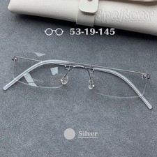 Rimless Titanium Frame Eyewear Square Eyeglass Designed by Lindberg wDem G2U picture