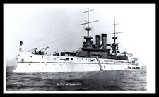 Photo USS Wisconsin BB-9 c1900s picture