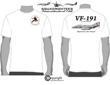 VF-191 Satan's Kittens F-4 Phantom Squadron T-Shirt D2 - USN Licensed Product picture