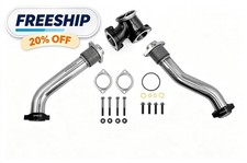 Spoologic Bellowed 304SS Up-Pipe Kit 1999.5-03 Ford 7.3L Powerstroke picture