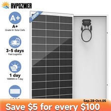 200W 12V Solar Panel 18BB Mono Battery Charge RV PV Home Off-Grid Battery Power picture