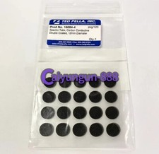 1 pack/120 pieces of 16084-4(12 mm diameter) double-sided carbon conductive film picture