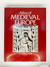 Atlas of Medieval Europe Donald Matthew 1983 Cultural Atlas HC DJ History Maps picture