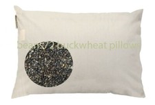 beans72 Organic Buckwheat Pillow -Twin/Standard size 20