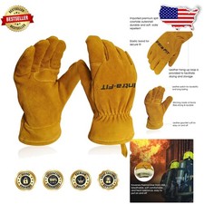 Structural Firefighter Gloves NFPA 1970:2025 - Cut-Resistant, Durable Leather picture