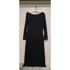 Wild Fable Womens Black Long Sleeve Long Dress Size S NWT picture