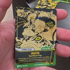 Jiraiya 132/130 Gold - Naruto Mythos TCG Secret Rare 2nd Edition picture