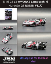 Mini GT (LBWK) LB WORKS Lamborghini Huracán GT RONIN Grey #1177 1/64 picture