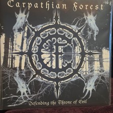 Carpathian Forest Defending the Throne of Evil Red Colored Vinyl 12
