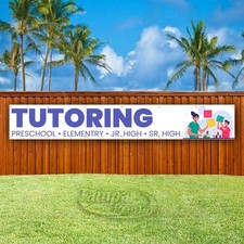 TUTORING Advertising School Teaching Kids Vinyl Banner Flag Sign USA XL01916 picture
