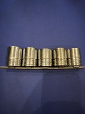 Snap-on TWM23-TWM27 1/2” Drive 6-Point Metric Shallow Socket Set 23-27mm picture