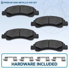 4X Front Semi-Metallic Brake Pad for Cadillac Escalade Chevy Avalanche Silverado picture