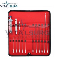 14 Pcs Liposuction Cannulas Set Luer Lock Face Fat Transfer Surgery Cosmetic Kit picture