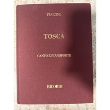 Puccini Tosca Ricordi Vocal Score Voice Piano Hardcover Roger Parker English Ed picture