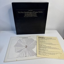 GUSTAV MAHLER Bernstein NINE SYMPHONIES NYP/LSO LP VINYL GMS 765 Limited Edition picture