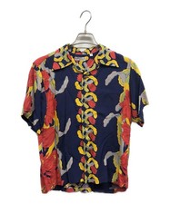 Sun Surf Aloha shirt Short Sleeve Shirt Size S Blue SS33876 Hawaiian From Japan picture
