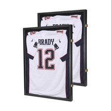 Jersey Wooden Frame Display Case -Shadow Box with 98% UV Protection Acrylic a... picture