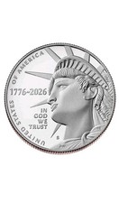 1776 - 2026 S Proof Clad SemiQ Enduring Liberty Half Dollar 50C - PRESALE picture