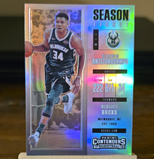 Panini 2017-18 Contenders Season Ticket Premium Edition Silver Prizm Giannis #3 picture