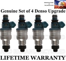 OEM Denso Upgrade Set of 4 Genuine Fuel Injectors For 1988 Toyota Pickup 2.4L picture