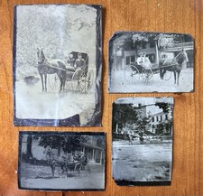 Lot Of 4 Antique horse & Buggy / carriage 1800s Outdoor photo 1800s picture
