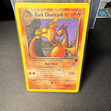 Pokemon Dark Charizard Team Rocket 2000 HP80 Regular Rare 21/82 English picture