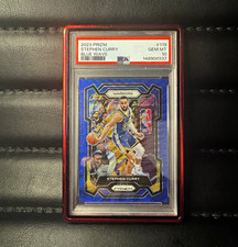 Panini 2023 Prizm Stephen Curry Blue Wave #119 Warriors PSA 10 picture