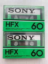 2x- Sony HFX 60 Cassette Sealed NOS Ultra Rare picture