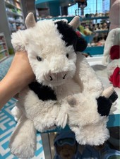 Jellycat Smudge Cow RARE Retired NWT  -  with Label Dust Bag Plush Gift picture