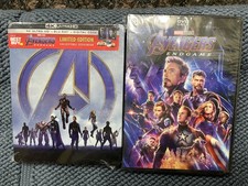 Avengers Endgame: NEW/SEALED/1st. Ed. Preorder Steelbook/4k,BR,Dig/MINT/free picture