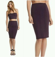 NEW Elin Kling for Marciano - purple Selma Sweater 66% Silk Skirt size S picture