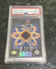 2003 Upper Deck Finite Ichiro Elements Jersey PSA Auth with 10 Auto Grade picture