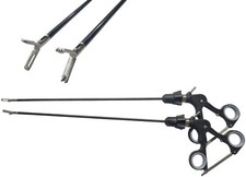 Laparoscopic Fenestrated 2x4 Tooth Grasper 5mmx330mm Stainless Steel Forceps CE picture