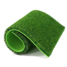 20x20cm Artificial Grass Mat Model Landscape Lawn for Railway Diorama Scenery picture