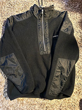 Vintage 90’s GAP GapTech Men's L Black Fleece 1/4 Neck Pullover Sweatshirt picture