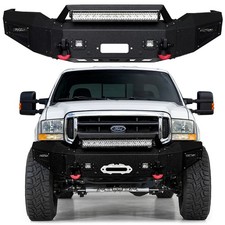 Vijay New Front Bumper W/Winch Plate For 1999-2004 Ford F250 F350 F450&Excursion picture