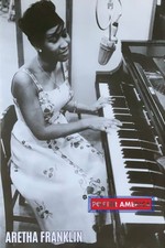 Aretha Franklin Playing Piano Poster 24 x 36 picture