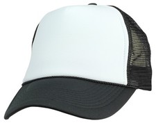 Trucker Hat Baseball Cap Mesh Caps Blank Plain Hats (39 Color Choices) picture