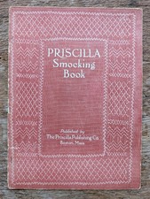 1916 Priscilla Smocking Book Louise Flynn Antique Sewing Pattern Embroidery picture