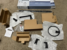 NEW Moen Genta 3pc Bath Accessory Kit - MATTE BLACK - BH3633BL 119$MSRP picture