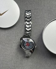 Nike Triax Chronograph Watch Silver Red Dial picture