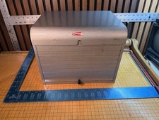 Vintage Brumberger Metal Roll Top Darkroom 8x10 Photo Paper Safe Safe 5 Tier picture